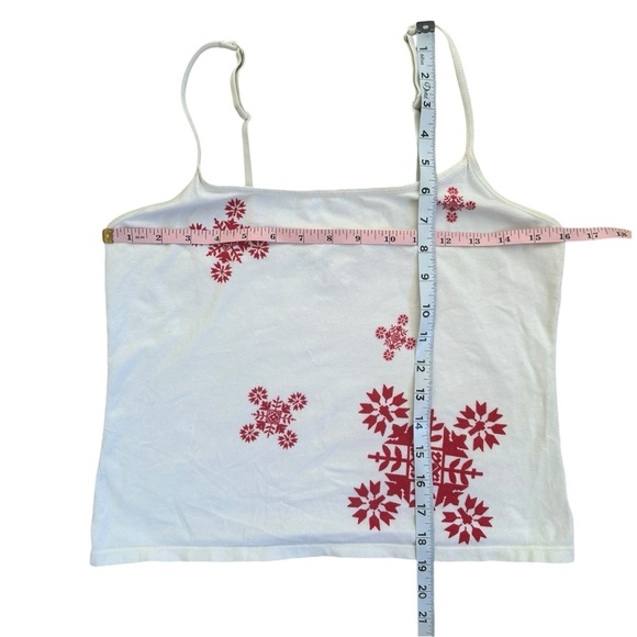Vintage Victorias Secret Y2K Tank Top Size Large Snowflake - Picture 4 of 6